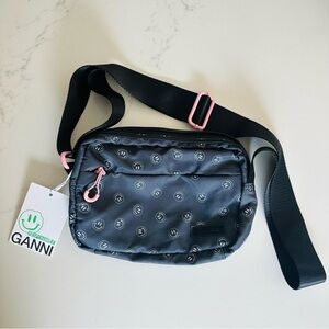 NWT GANNI Tech Smiley Crossbody Festival Bag